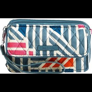 VERA BRADLEY. RFID All In One Crossbody. Geo Medallions. NWT